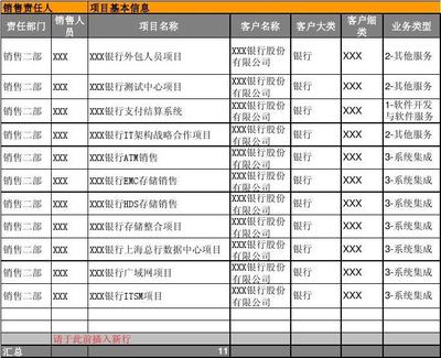 2010财年商品现货销售个人版预测分析报告
